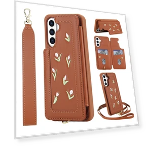 Case with Embroidered Tulips — Phone Accessories, Smartwatch 2025