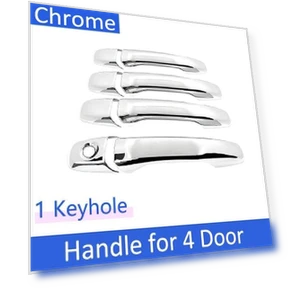 Classic Chrome Smart Car Door Handle Cover — Chrome Trim & Accessories