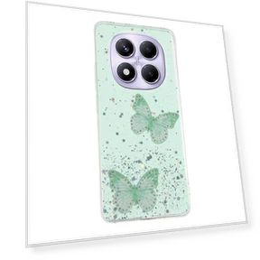 Epoxy PVC Butterfly TPU Aesthetics Phone Cover — Mobiles, Smartwatch 2025