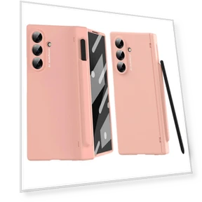 Hinge Protection PC Phone Cover with Stylus Slot — Screen Protectors, Smartwatch 2025