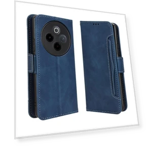 Leather Case Phone Wallet Cover with Multiple Card Slots — Basic Cases, Smartwatch 2025