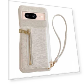 Leather Case with Card Slots and Wrist Strap — Phone Accessories, Smartwatch 2025