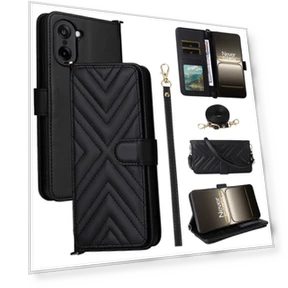 Leather Phone Case with Shoulder/Wrist Strap — Phone Accessories, Smartwatch 2025