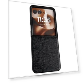 Litchi Texture PU Leather+PC Foldable Phone Cover — Basic Cases, Smartwatch 2025