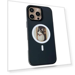 Magnetic Case with NFC DIY Customizable Round Screen Smart E-Ink Phone Cover — Protective Covers, Choices Samsung Cases