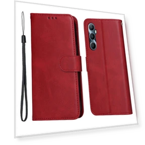 Magnetic Clasp PU Leather Wallet Phone Stand Cover — Flip Cases, Smartwatch 2025