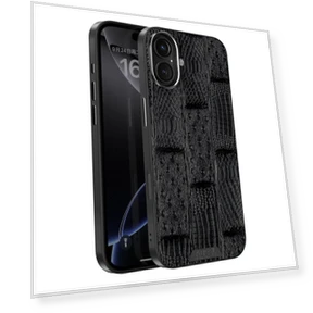 MagSafe Compatible iPhone 16 Case with Animal Texture — Phone Accessories, ABEEL