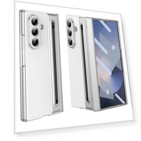 Matte Galvanized Leather+PC Phone Case with Screen Protector/Stylus — Phone Accessories, Smartwatch 2025
