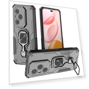Rotating Ring Stand PC+TPU Shockproof Phone Case — Phone Accessories, Smartwatch 2025