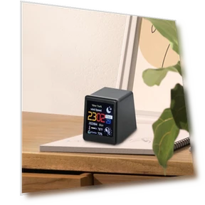 Smart WiFi Desktop Clock with Weather Display — Clocks, Superman Joe