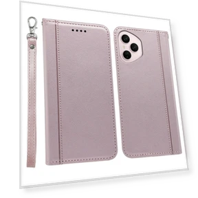 Wallet Case Magnetic Closing PU Leather Phone Cover with Wrist Strap — Flip Cases, Smartwatch 2025