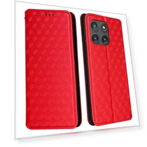 Wallet Rhombus Imprinted Leather Phone Cover — Flip Cases, Smartwatch 2025