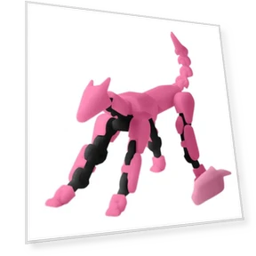 3D Printed Dog Figure — Collectible Statues, Toy