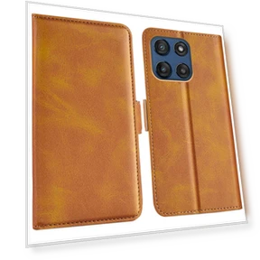 Calf Texture Leather Wallet Phone Cover — Flip Cases, Smartwatch 2025
