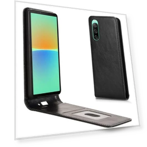 Case with Card Slot Magnetic Vertical Flip Leather Phone Cover — Flip Cases, Smartwatch 2025