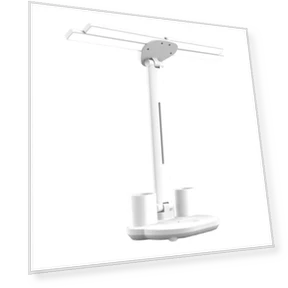 Desk Lamp with Pen Holder and 4 Adjustable Heads — Study & Desk Lighting, Shejmrtw