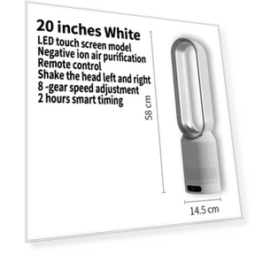 Floor Fan with Negative Ions for Air Purification — Stand Fans, The Romantics