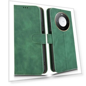 Leather Case Skin-Feel Anti-Drop Wallet Flip Phone Cover — Flip Cases, Smartwatch 2025