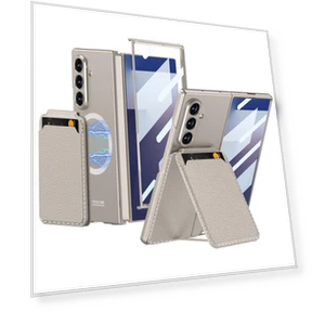 Magnetic Case with Card Holder and Kickstand — Phone Accessories, GKK