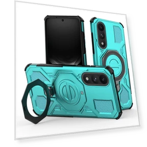 Magnetic Case with Rotating Metal Stand — Phone Accessories, Smartwatch 2025
