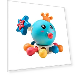 Octopus Sensory Stretchy Rope Toy — Infant & Early Childhood Playthings, Fulaida