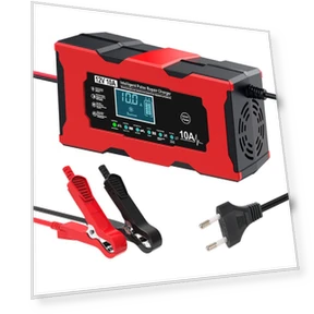Pulse Repair Smart Battery Charger with Digital LCD Display — Battery Chargers, Home Furnishing Department Mall