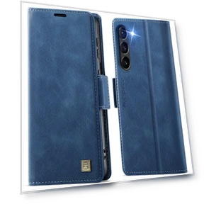 RFID Blocking Retro Leather Cell Phone Wallet Cover — Smartwatch Protectors, Smartwatch 2025