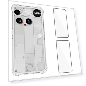 TPU Phone Case with 2 Tempered Glass Screen Protectors — Screen Protectors, Smartwatch 2025