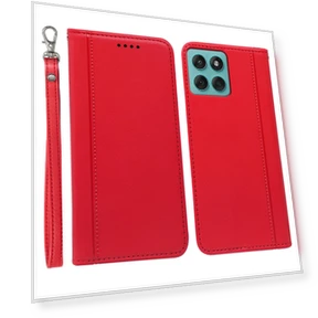 Wallet Case Magnetic Closing PU Leather Phone Cover with Wrist Strap — Flip Cases, Smartwatch 2025