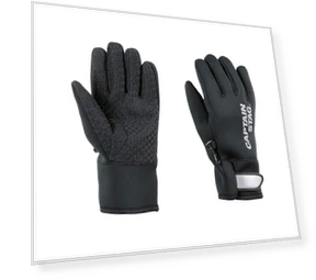 Windproof and Wetsuit Smartphone Size Gloves — Gloves & Mittens, CAPTAIN STAG