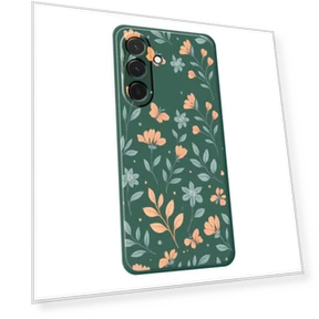 Yellow Flowers Pattern Printing Straight Edge TPU Phone Back Cover — Back Covers, Smartwatch 2025