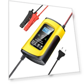 12V 8A Smart Car Charger with LCD Display — Battery Chargers, Auto Accessories Home