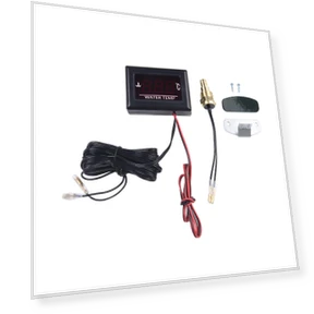 Digital LED Car Water Temperature Gauge with Sensor — Water & Oil Temperature, Autobots