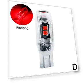 Motorcycle Car Turn Signal Sensor Adjustable LED Car Interior Portable Night Street — Turn Signal, Koala Eighty Six