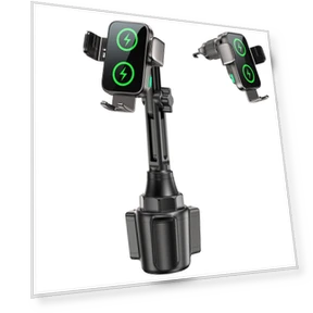 Smartphone Wireless Cup Holder — Dashboard Installation Kits, nicoJAPAN