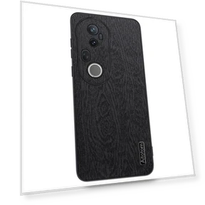 Wood Texture Case with PU Leather Cover — Cases, Smartwatch 2025
