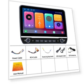 10.1-inch 2 din Universal Car Radio Receiver — Stereo Receivers, ToyousoniC