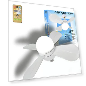 50W Ceiling Fan with E27 LED Light — Ceiling Fans, Homedepot