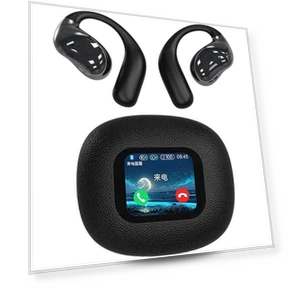 Bluetooth 5.4 Open Ear True Wireless Headphones — In-Ear Headphones, Junmaocun