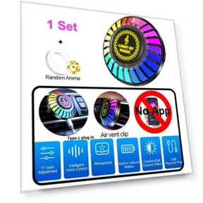 Smart Car Air Freshener with RGB Lighting and Music Sync — Car Air Fresheners, NyPhoenix Auto