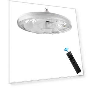 45W LED Ceiling Fan with E27 Socket and Smart Remote Control — Ceiling Fans, Homeware Essentials