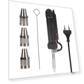 Automatic Solder Sucker with 3 Suction Nozzles — Desoldering Pumps, GYROBALL