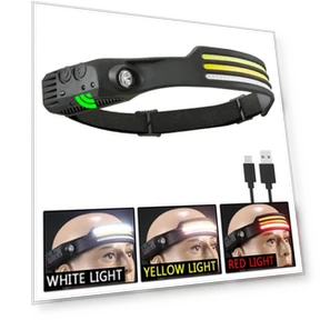 LED Headlamp with Touch Control — Flashlights, GYROBALL