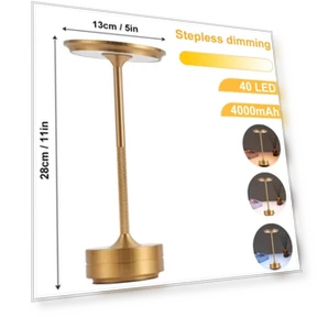 Metal LED Touch Desk Lamp — Desk & Table Lighting, TOP HOME