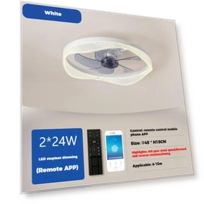 Smart Remote Control Ceiling Fan with LED Light — Ceiling Fan Lighting Solutions, KITCHEN-MALL