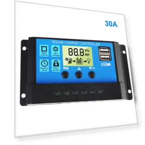 Solar Charge Controller with Dual USB MPPT — Chargers, AINYSZIN Automotive Parts