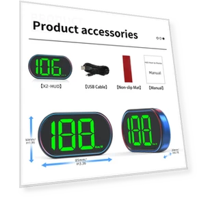 Universal Digital Meter Auto Smart Head-up Display — Car Accessories & Gadgets, IKEA Supermarket