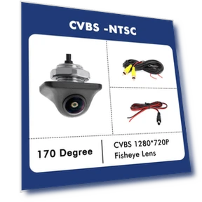 180° Fisheye Golden Lens AHD Car Rear View Camera — Rearview Cameras for Cars, A Auto Parts Mall