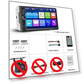 2 Din Car Bluetooth Radio with 7-inch Touch Screen — Stereo Receivers, A Surname Home