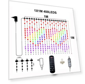 400 LED Smart Dynamic Curtain Lights — String Lights, Super Dream Home